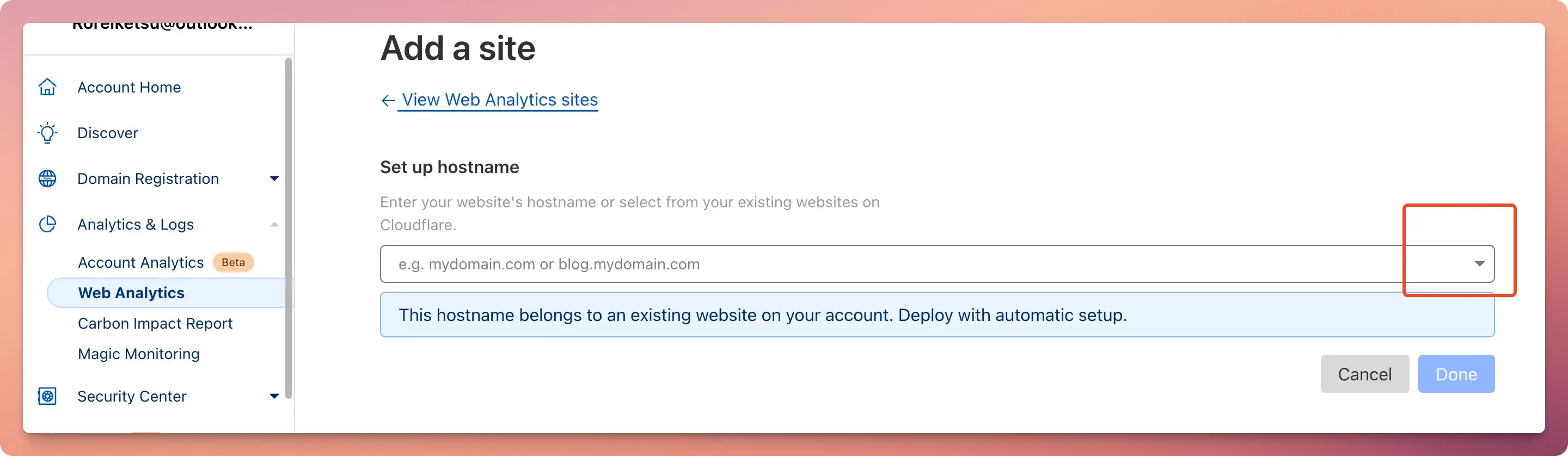 select-site